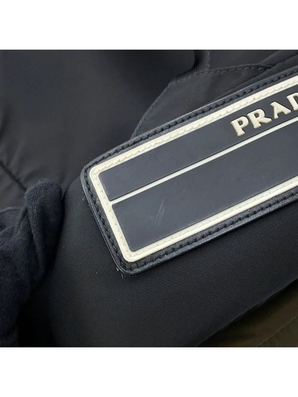 Prada Backpack Pocket Nylon Black